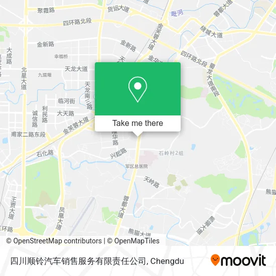 四川顺铃汽车销售服务有限责任公司 map