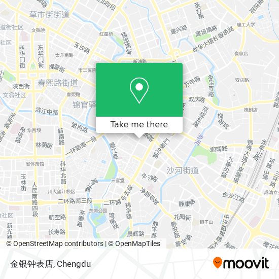 金银钟表店 map