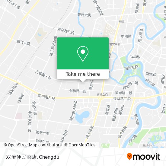 双流便民菜店 map