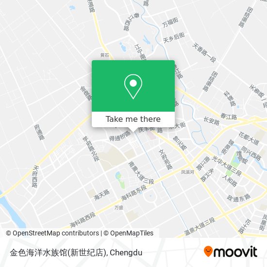 金色海洋水族馆(新世纪店) map
