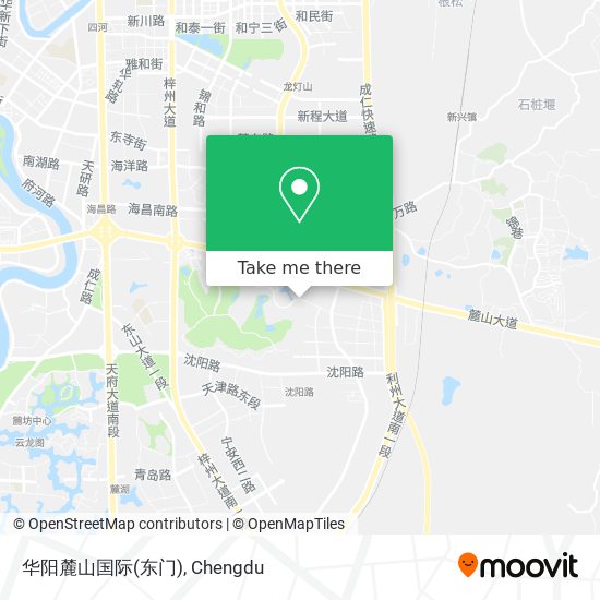华阳麓山国际(东门) map
