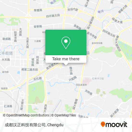 成都汉正科技有限公司 map