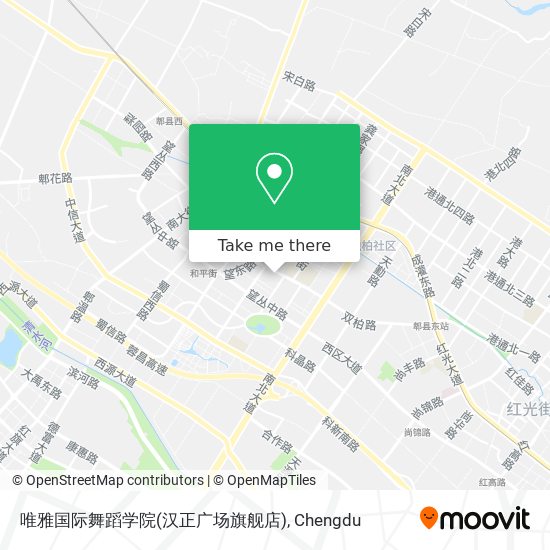 唯雅国际舞蹈学院(汉正广场旗舰店) map