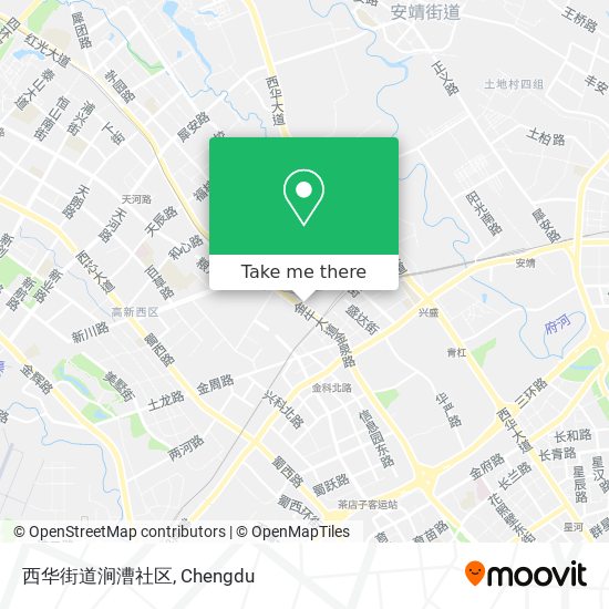 西华街道涧漕社区 map