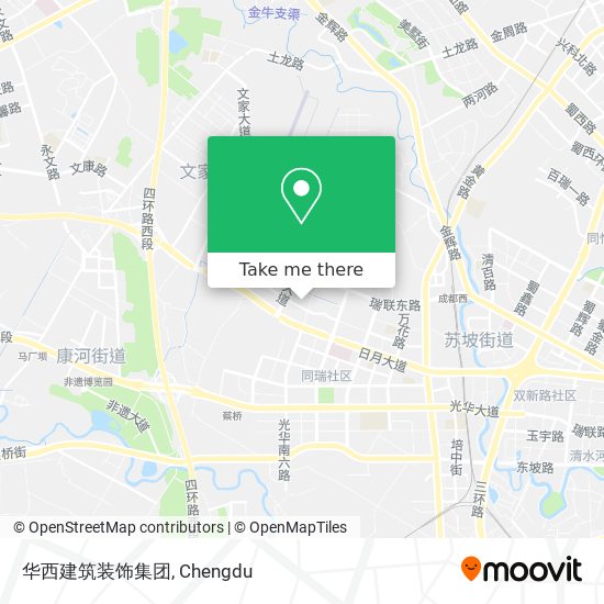 华西建筑装饰集团 map