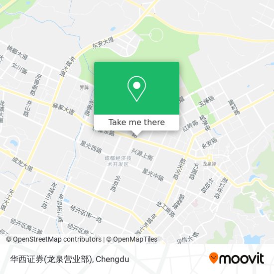 华西证券(龙泉营业部) map
