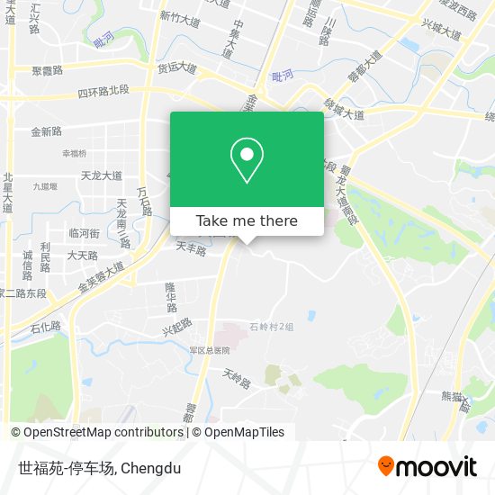世福苑-停车场 map