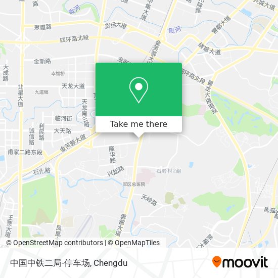 中国中铁二局-停车场 map