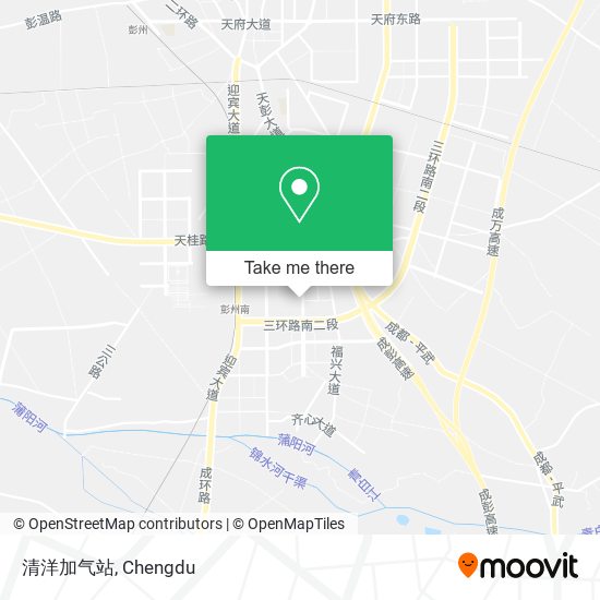 清洋加气站 map