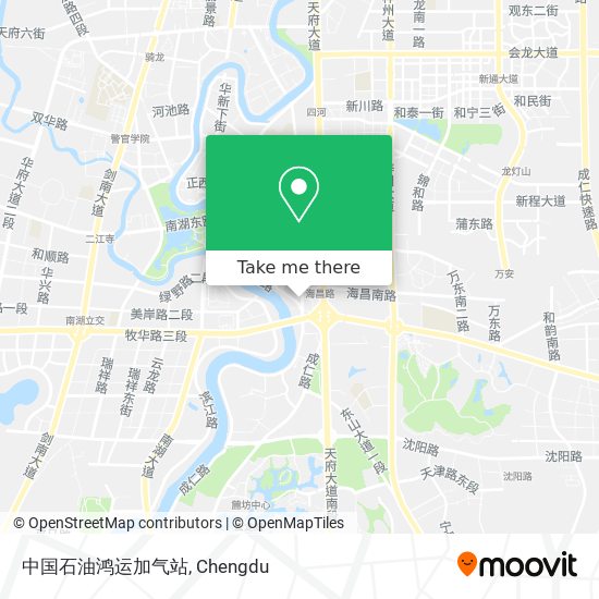 中国石油鸿运加气站 map