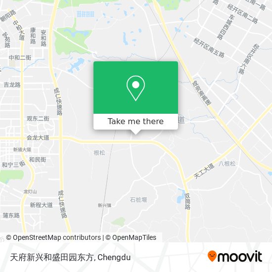 天府新兴和盛田园东方 map