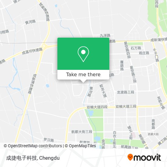 成捷电子科技 map