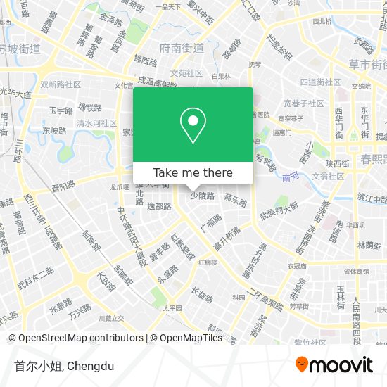 首尔小姐 map