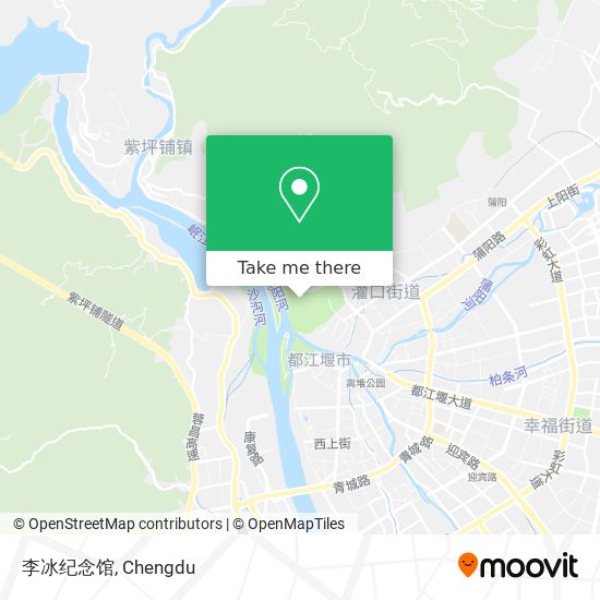 李冰纪念馆 map