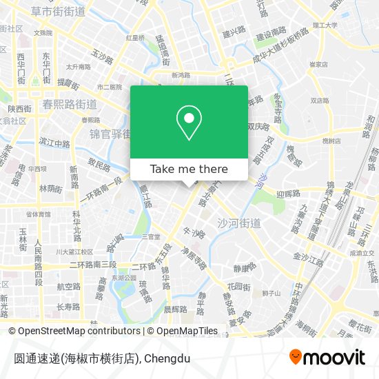 圆通速递(海椒市横街店) map
