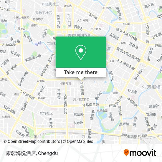 康蓉海悦酒店 map