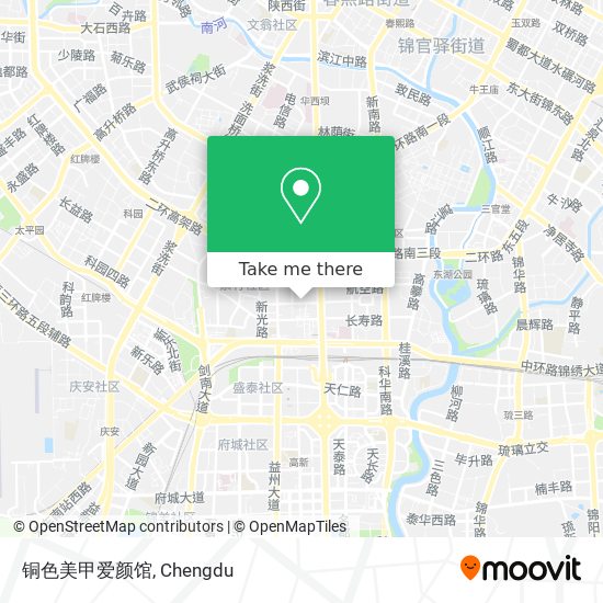 铜色美甲爱颜馆 map