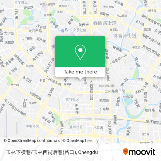 玉林下横巷/玉林西街后巷(路口) map