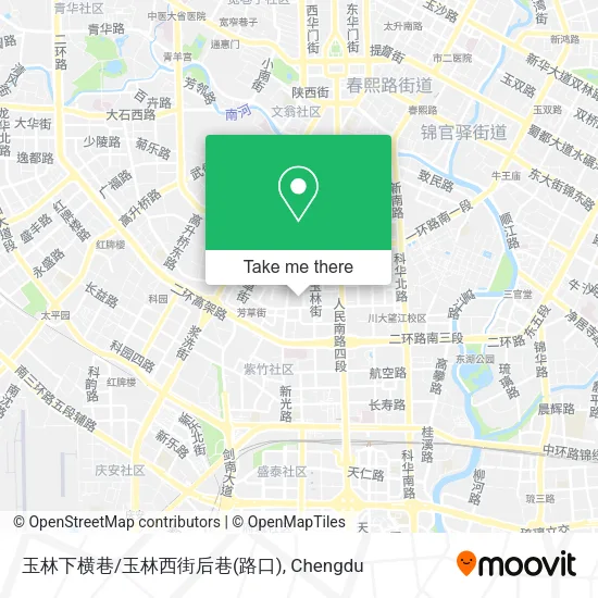玉林下横巷/玉林西街后巷(路口) map