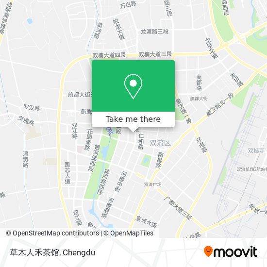 草木人禾茶馆 map