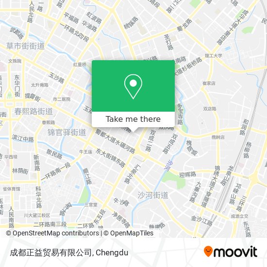 成都正益贸易有限公司 map