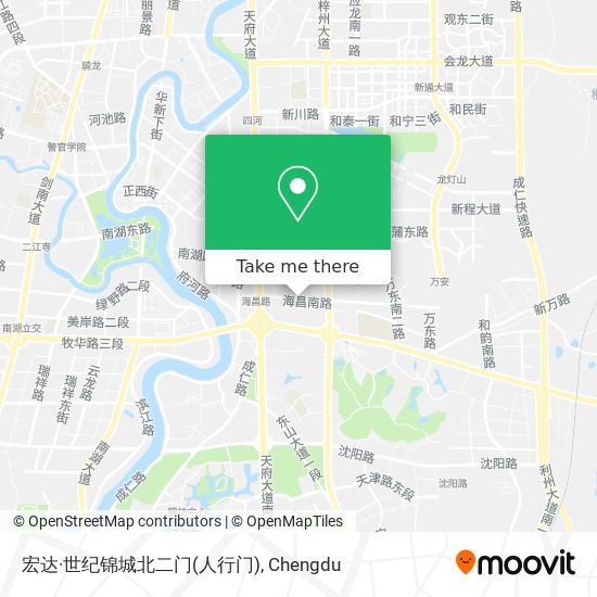 宏达·世纪锦城北二门(人行门) map