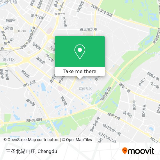 三圣北湖山庄 map
