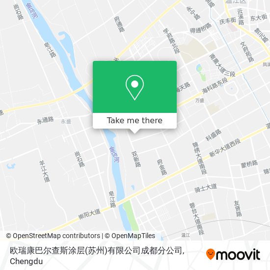 欧瑞康巴尔查斯涂层(苏州)有限公司成都分公司 map