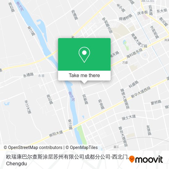 欧瑞康巴尔查斯涂层苏州有限公司成都分公司-西北门 map