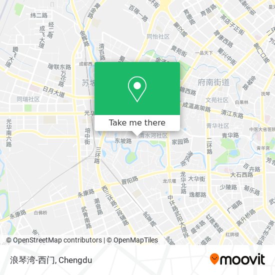 浪琴湾-西门 map