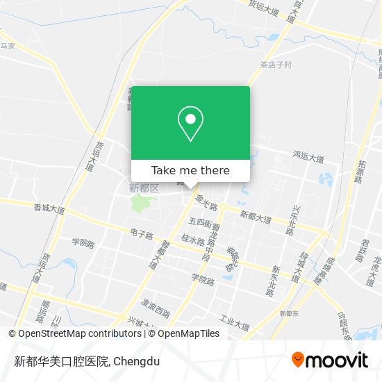 新都华美口腔医院 map