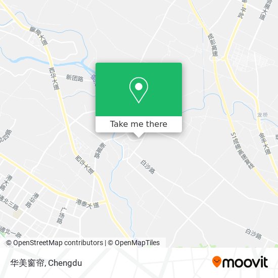 华美窗帘 map