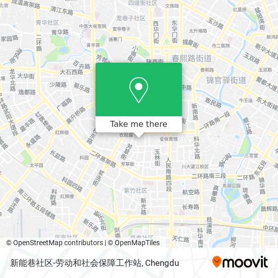 新能巷社区-劳动和社会保障工作站 map