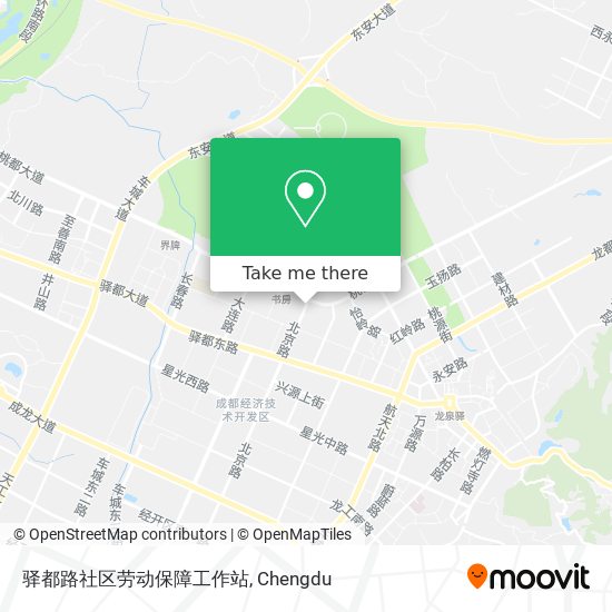 驿都路社区劳动保障工作站 map