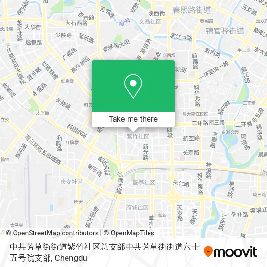 中共芳草街街道紫竹社区总支部中共芳草街街道六十五号院支部 map