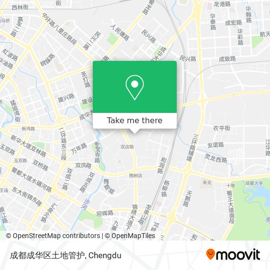 成都成华区土地管护 map