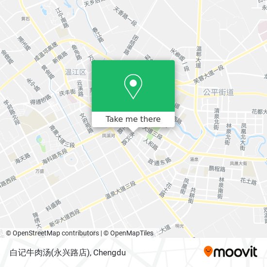 白记牛肉汤(永兴路店) map
