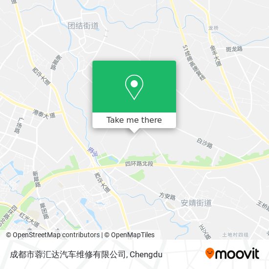 成都市蓉汇达汽车维修有限公司 map