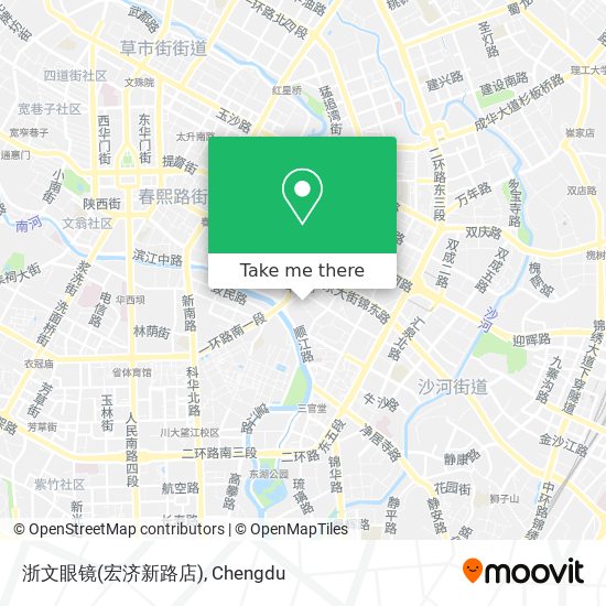 浙文眼镜(宏济新路店) map