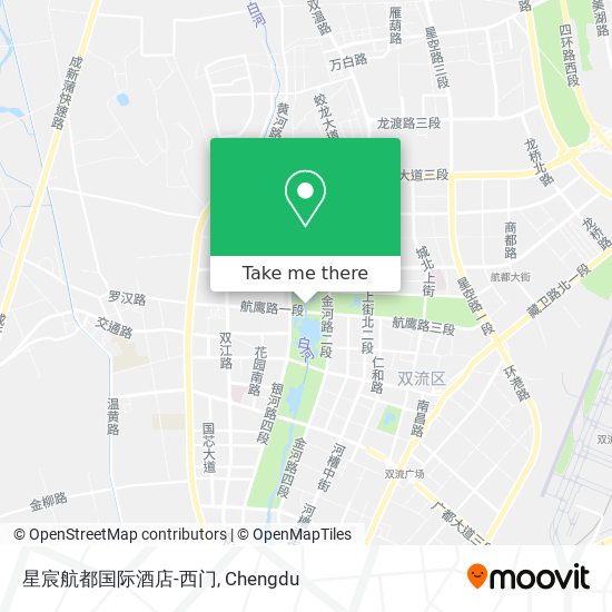 星宸航都国际酒店-西门 map
