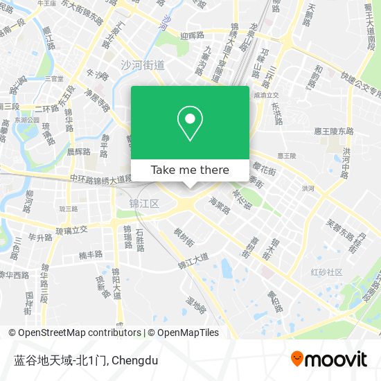 蓝谷地天域-北1门 map