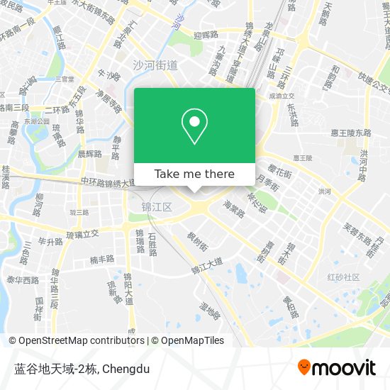 蓝谷地天域-2栋 map