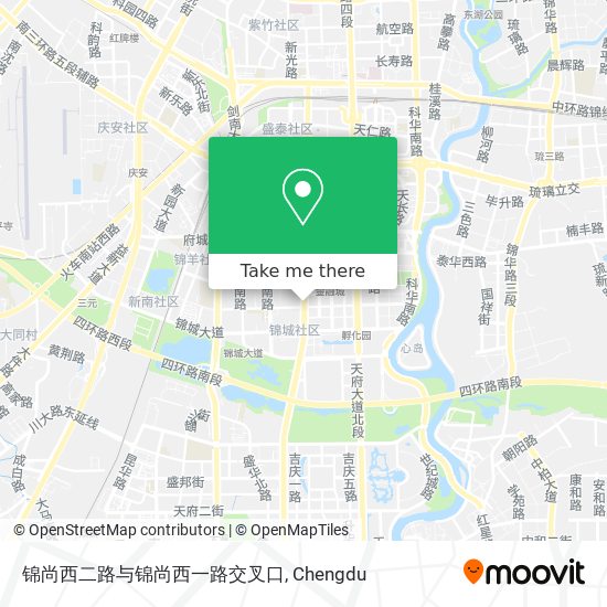 锦尚西二路与锦尚西一路交叉口 map