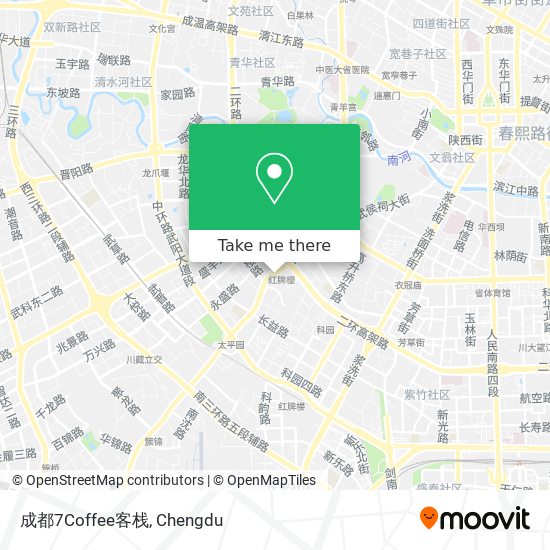 成都7Coffee客栈 map