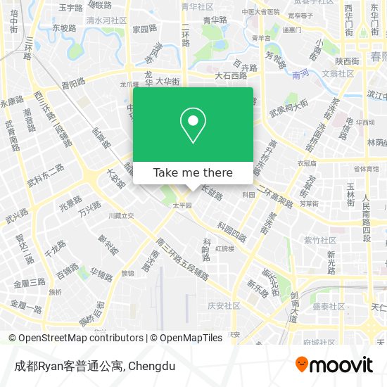 成都Ryan客普通公寓 map