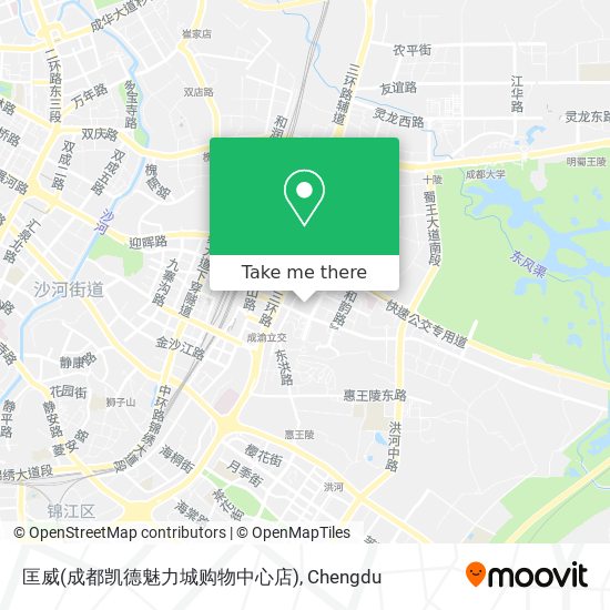 匡威(成都凯德魅力城购物中心店) map