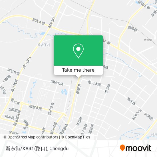 新东街/XA31(路口) map