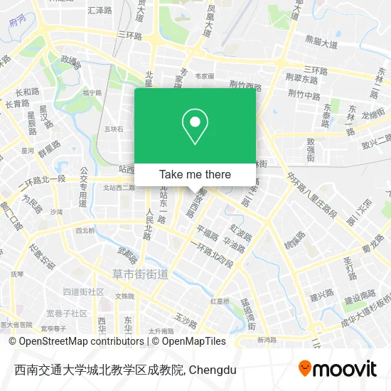 西南交通大学城北教学区成教院 map