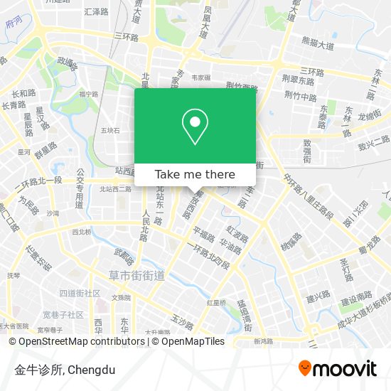 金牛诊所 map