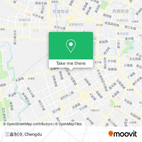 三鑫制冷 map